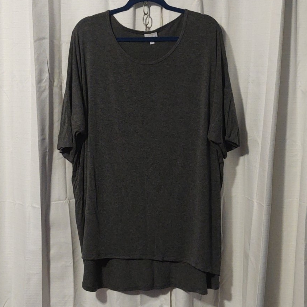 Heathered charcoal Irma tunic